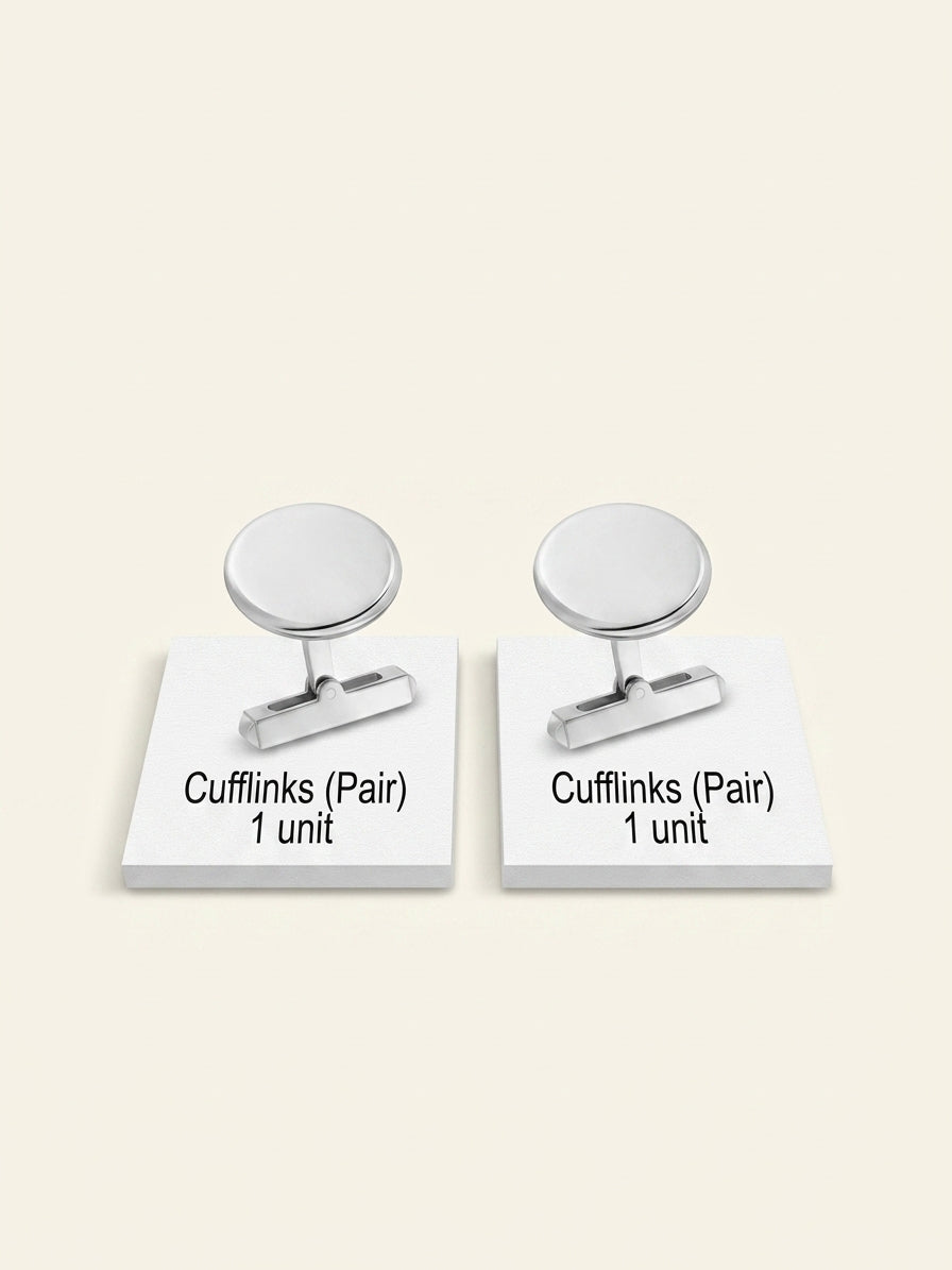 Cartier Ballon Bleu cufflinks with synthetic spinel stone - British product