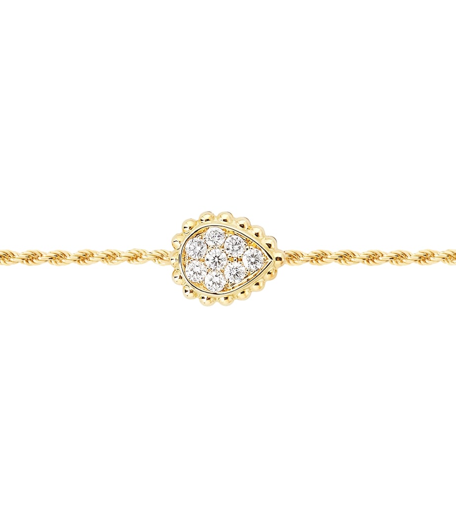 Boucheron Serpent Bohème yellow gold diamond bracelet, imported from the UK