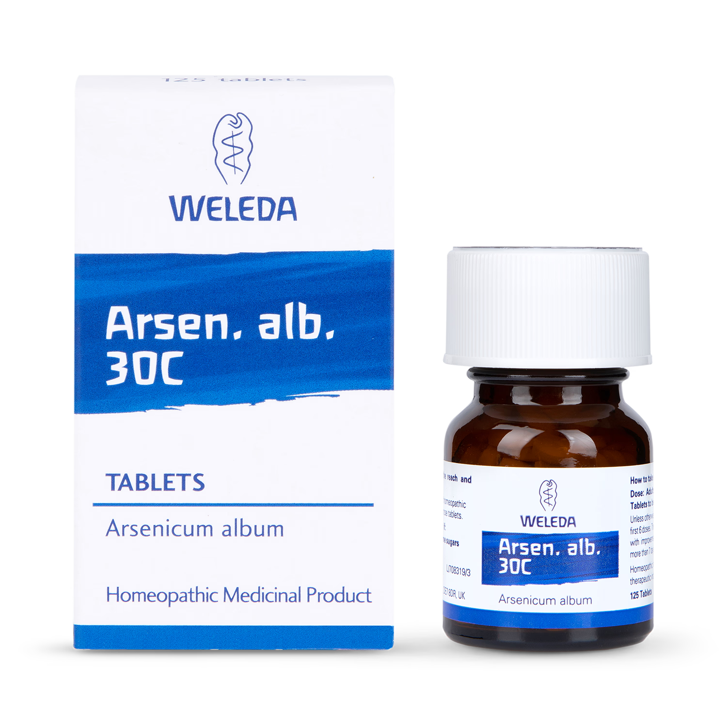 Weleda Arsen Alb 30c tablets 125 count - British product