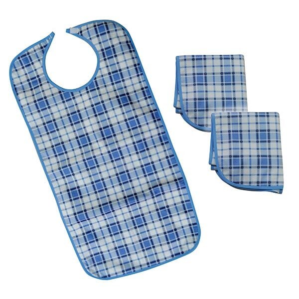 Aidapt Adult Dining Bibs (Pack of 3)