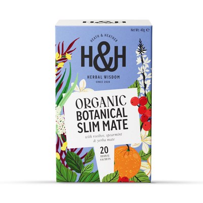 Holland & Barrett Heath & Heather Organic Slim Tea 20 Tea Bags- Buy online at McGrocer