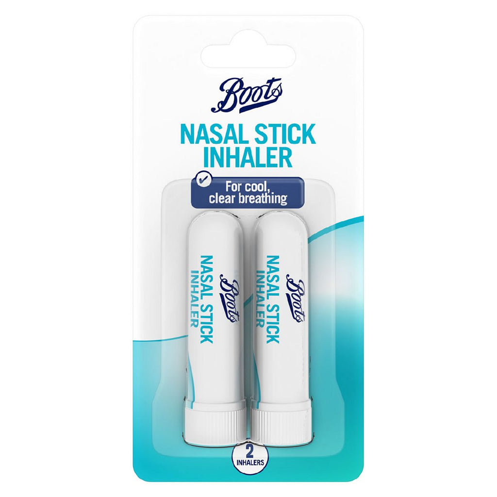 Boots Nasal Stick Inhaler- 2 Inhalers