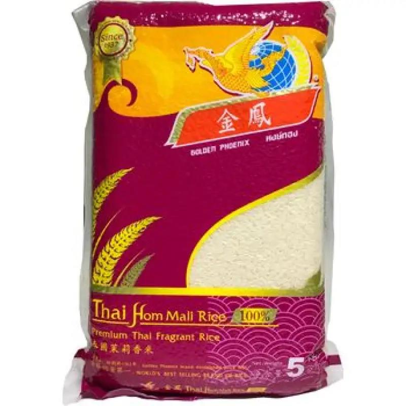 Golden Phoenix Thai jasmine rice Hong Thong 5kg (British brand)
