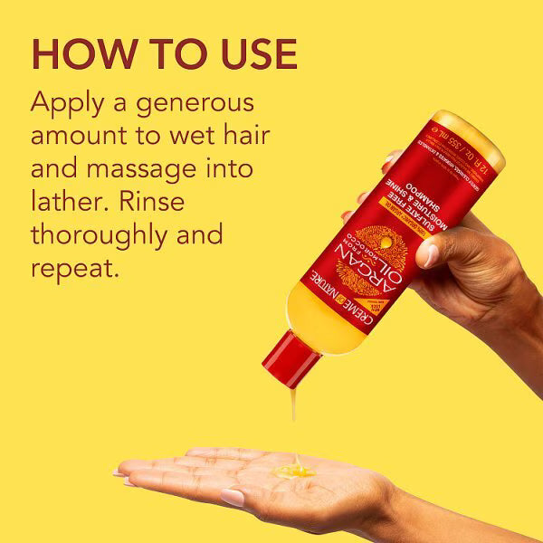 Creme of Nature Argan Oil Shampoo 355ml, imported from the UK
