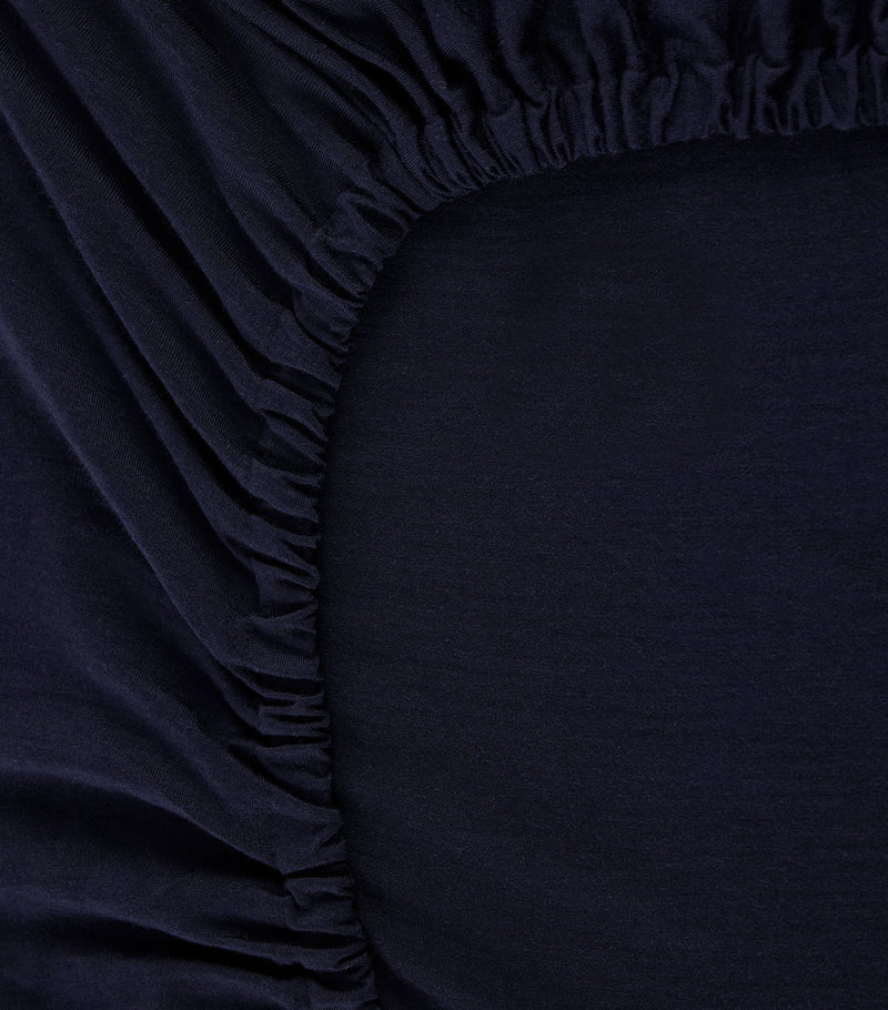 SHLEEP Merino Jersey Super King Fitted Sheet 180cm x 200cm (British brand)
