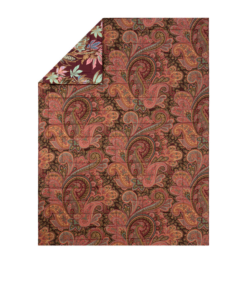 Etro cotton quilted Giano throw 180cm x 130cm - British product