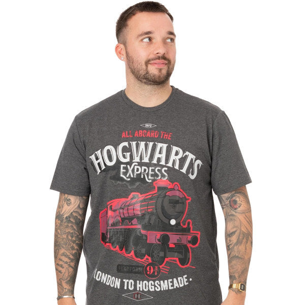 Harry Potter Mens Hogwarts Express Long Pyjama Set (M) GOODS Superdrug   