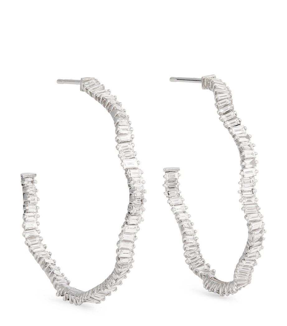 Suzanne Kalan Classic Wave hoop earrings - British product
