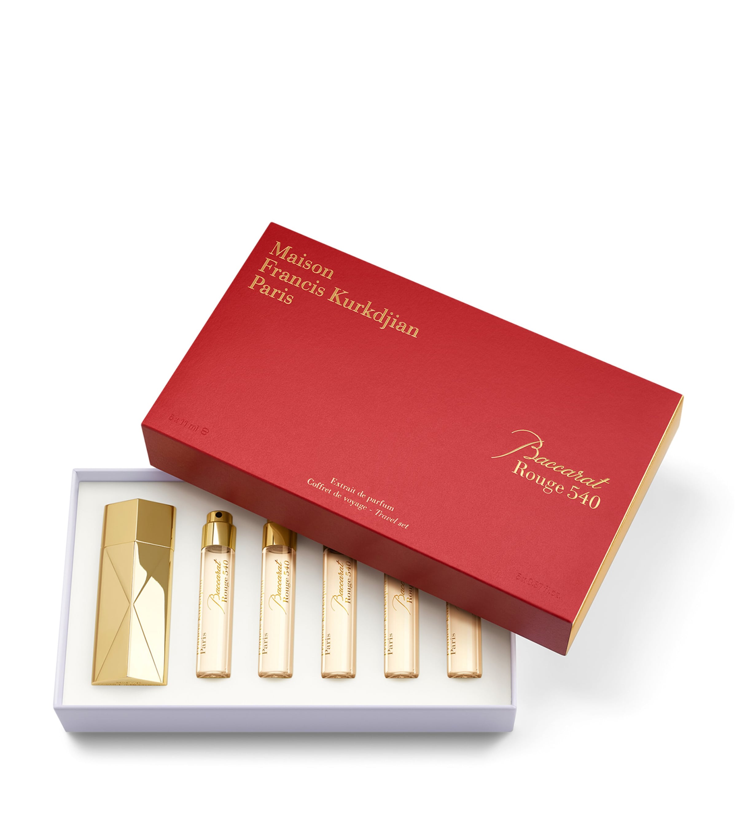 Maison Francis Kurkdjian Baccarat Rouge travel set 5x11ml, imported from the UK