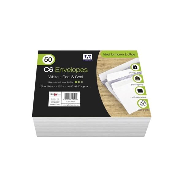 Anker C6 Envelopes (Pack of 50) (11.4 x 16.2cm) GOODS Superdrug   