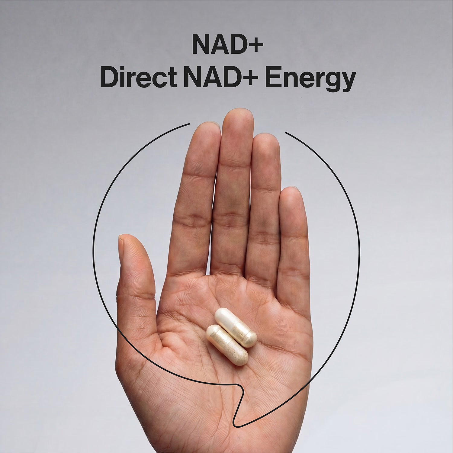 Paused NAD+ 300mg B vitamin complex 60 capsules, imported from the UK