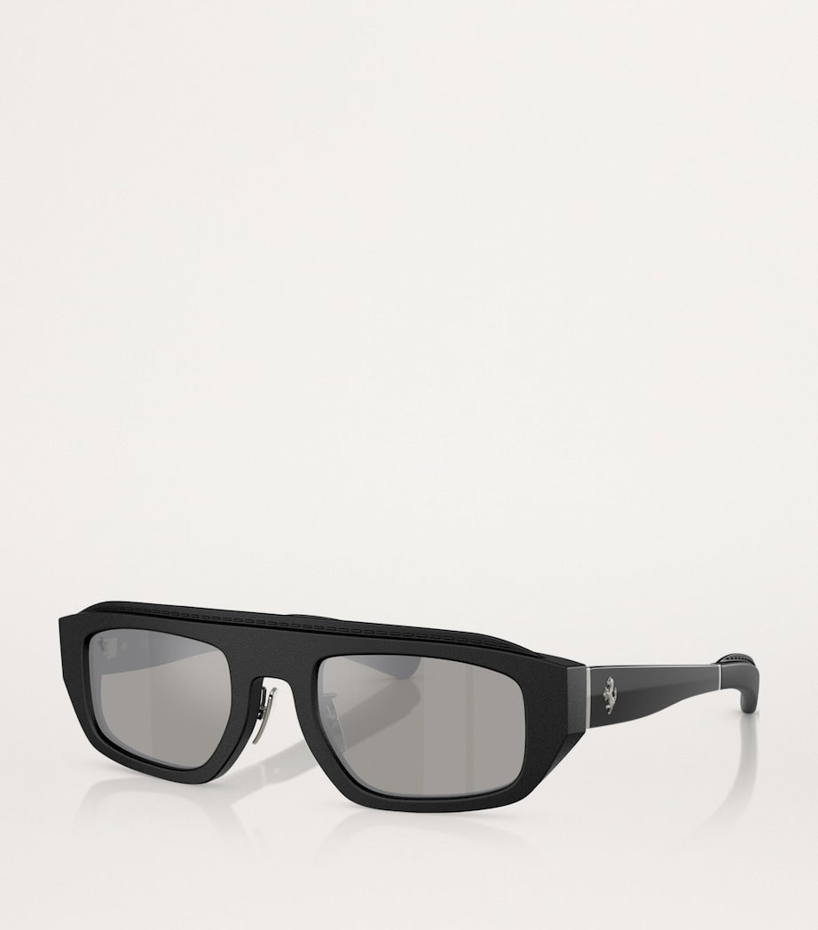 Ferrari acetate pillow sunglasses brown bordeaux lenses, imported from the UK