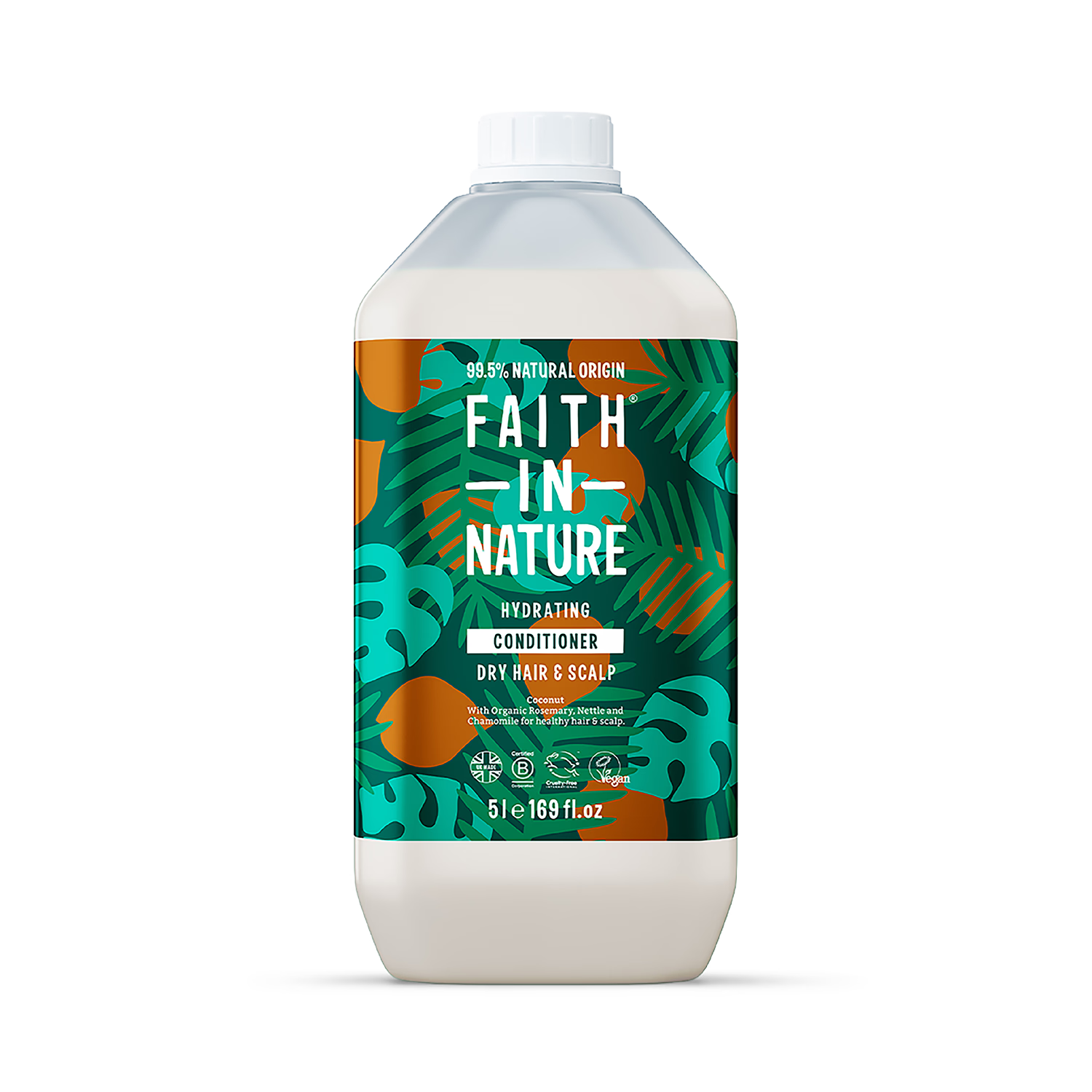 Faith In Nature conditioner coconut dry hair 5L - British product