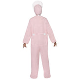 Smiffys pink baby romper fleece bodysuit bonnet bib imported from the UK