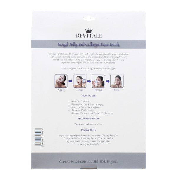 Revitale Face Mask Royal Jelly & Collagen 2's GOODS Superdrug   