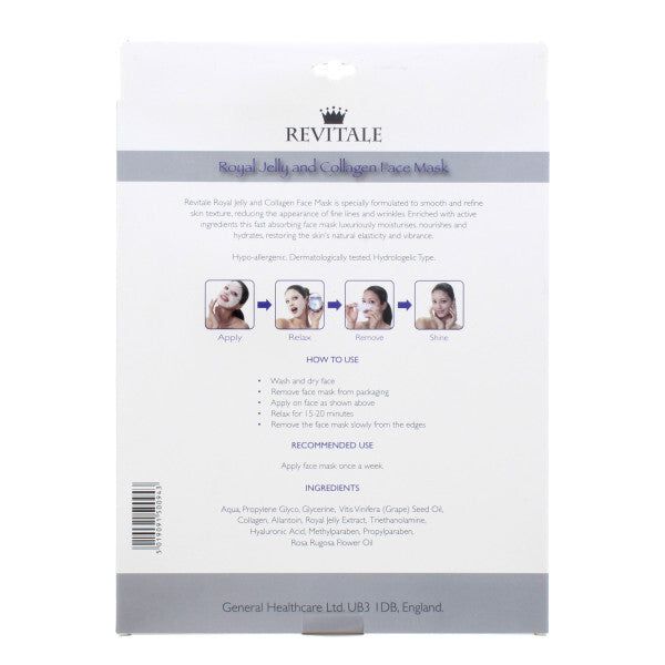 Revitale Face Mask Royal Jelly & Collagen 2's