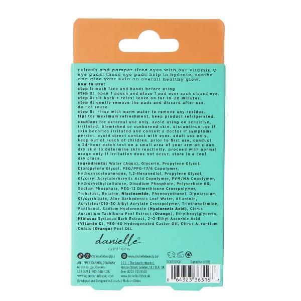 Danielle Creations Vitamin C eye pads 5 pairs (British brand)