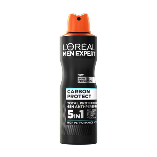 L'Oréal Men Expert Carbon Protect Anti-Perspirant 5in1 Men’s Spray Deodorant 250ml GOODS Boots   