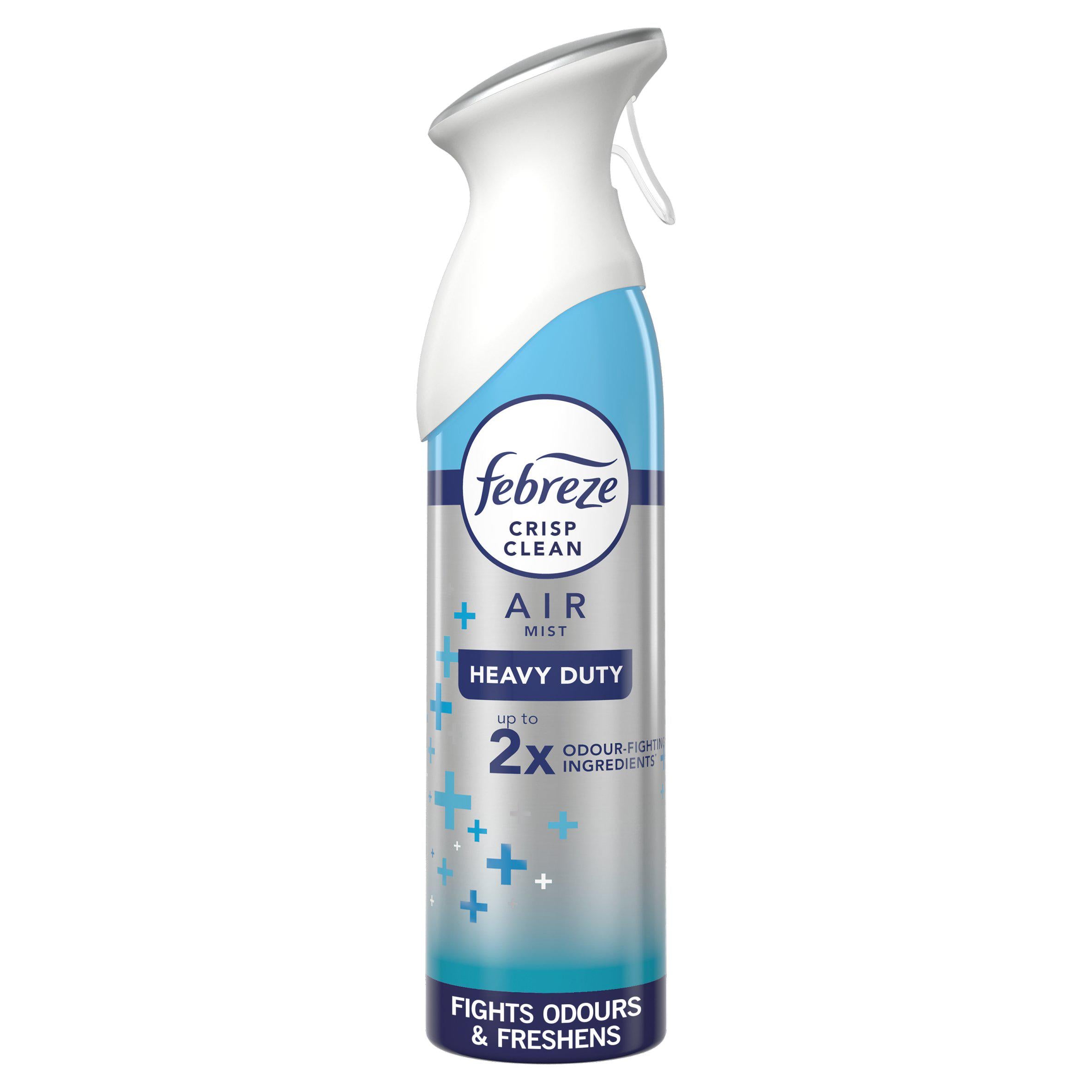 Febreze Air Freshener Spray Heavy Duty Crisp Clean 185ml GOODS Sainsburys   