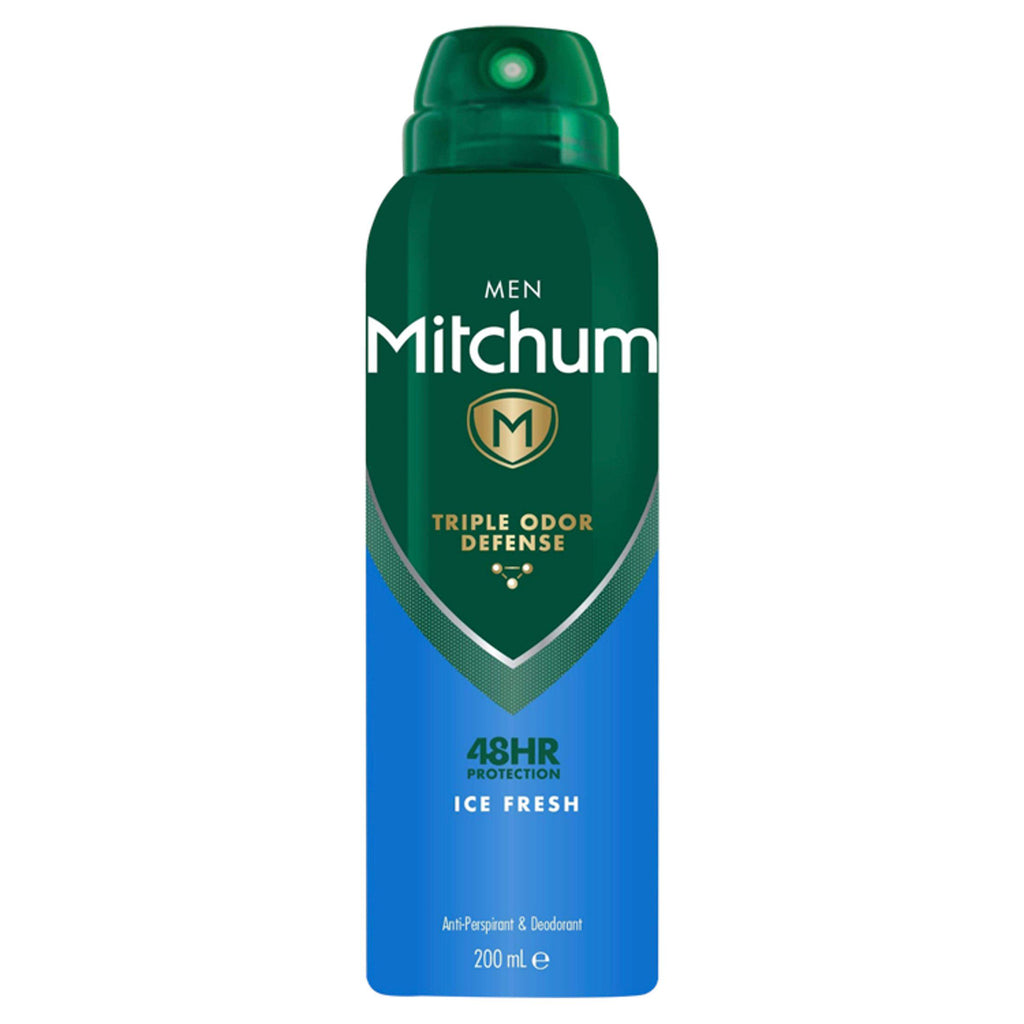 Mitchum Men Triple Odor Defense Protection Ice Fresh Anti-perspirant & Deodorant 200ml