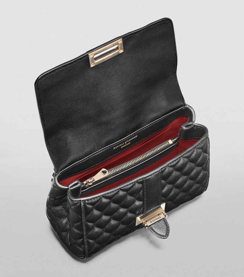 Aspinal of London Lottie leather shoulder bag, imported from the UK