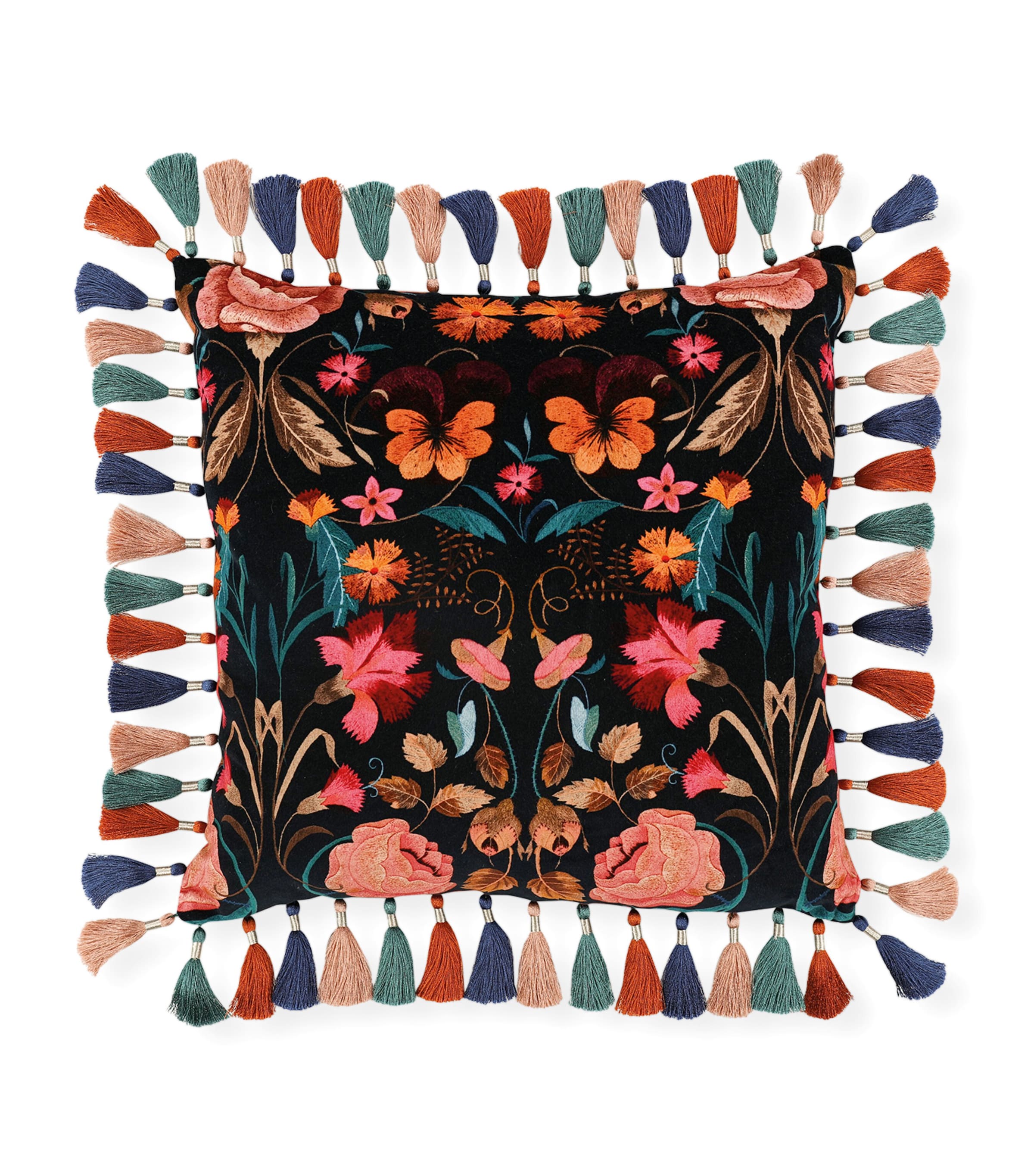 Romo Velvet Bonita Rosa cushion 50cm x 50cm, imported from the UK
