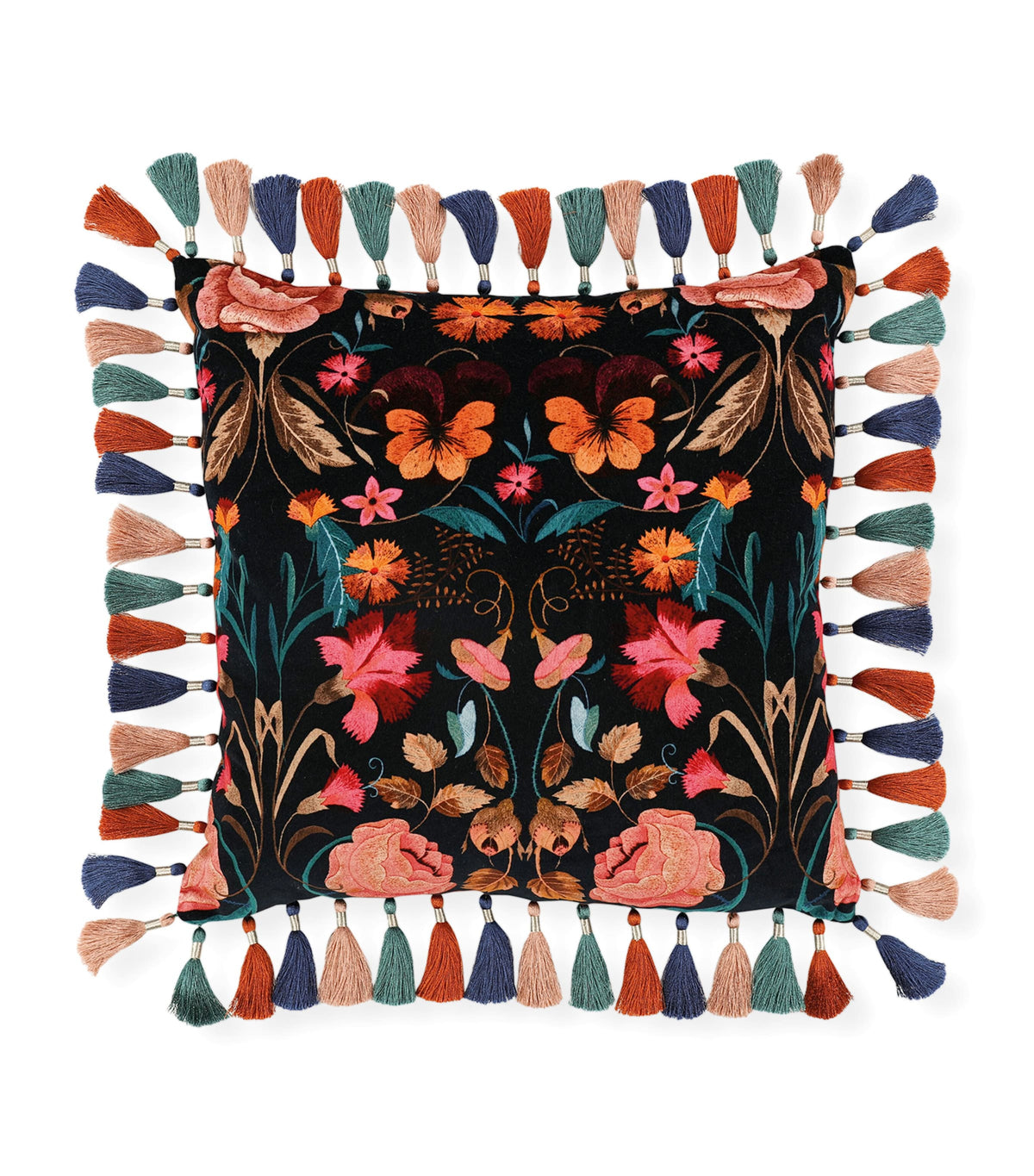 Romo Velvet Bonita Rosa cushion 50cm x 50cm, imported from the UK