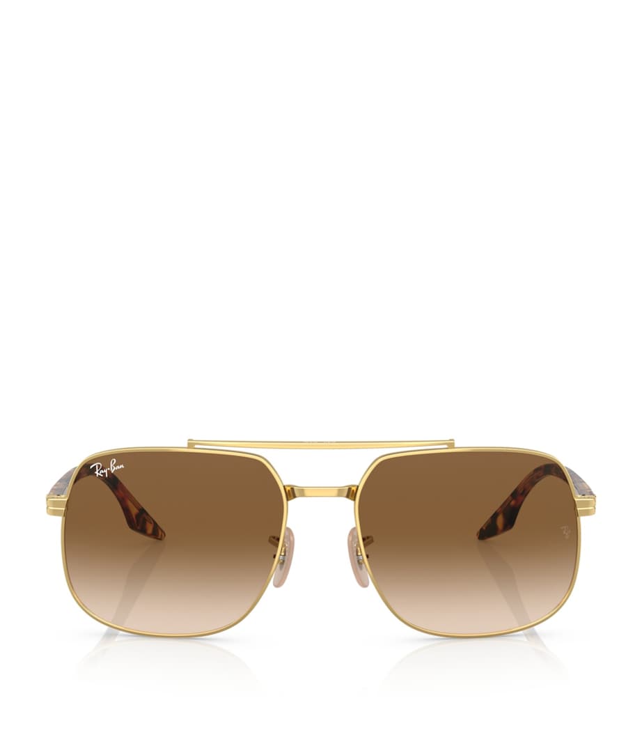 Ray-Ban gerundete Piloten-Sonnenbrille (britische Marke)