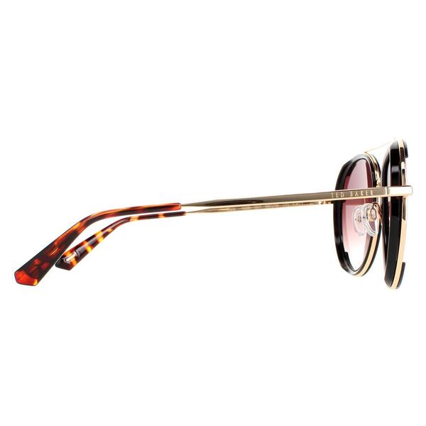 Ted Baker Gaia aviator sunglasses black gradient - British product