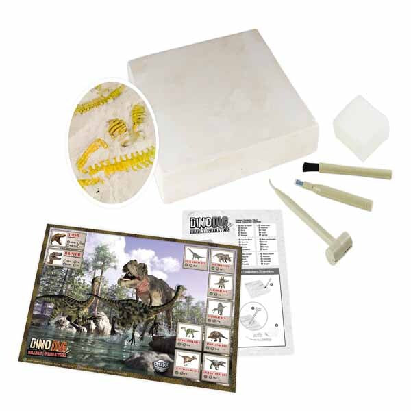 Buki Dino Dig dinosaur excavation kit, imported from the UK
