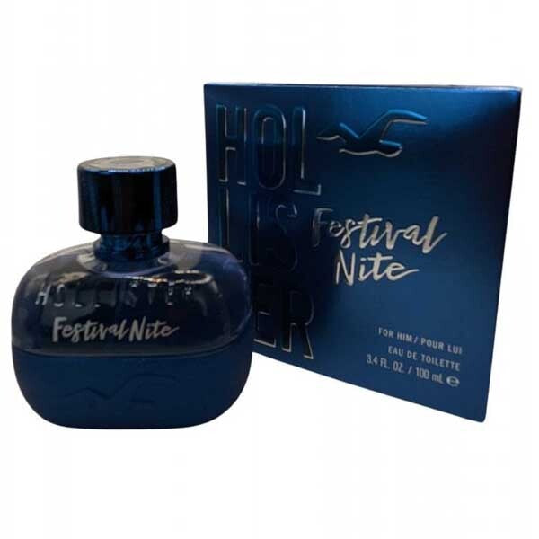 Hollister Festival Night EDT spray 100ml (British brand)