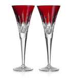 Waterford Lismore crystal champagne flutes set of 2 170ml (British brand)