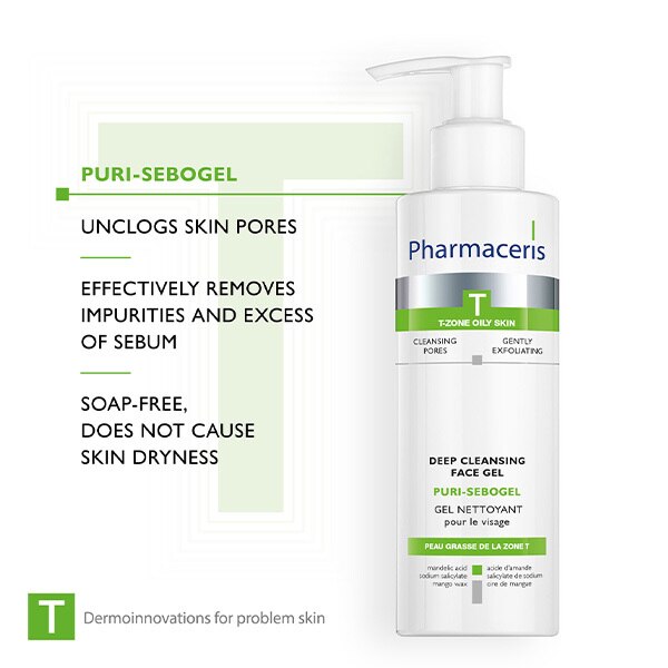 Pharmaceris T Puri Sebogel Antibacterial Gel Wash GOODS Superdrug   