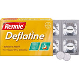 Rennie Deflatine Trapped Wind & Bloating 18 Tablets GOODS Superdrug   