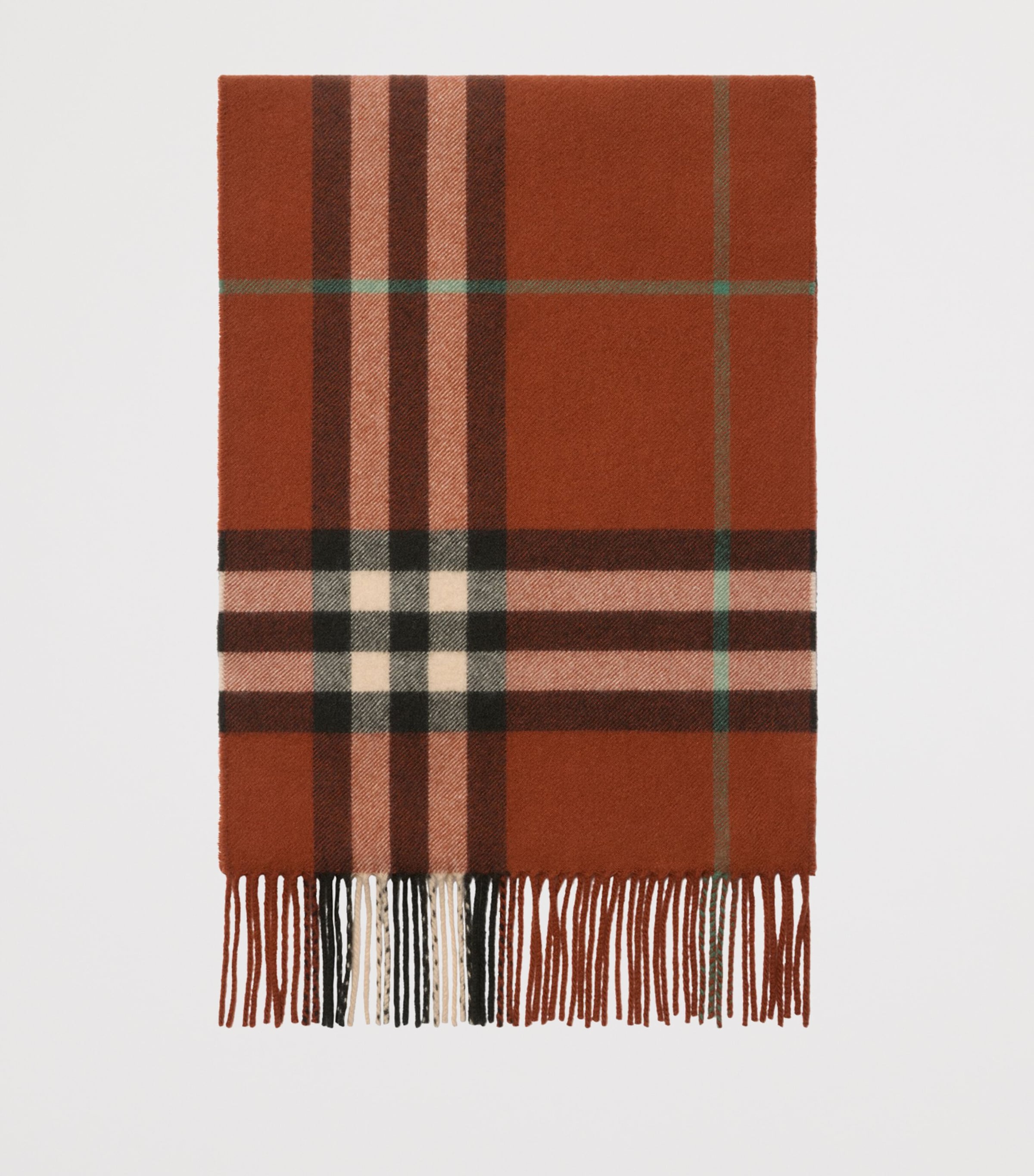 Burberry cashmere check scarf - British product