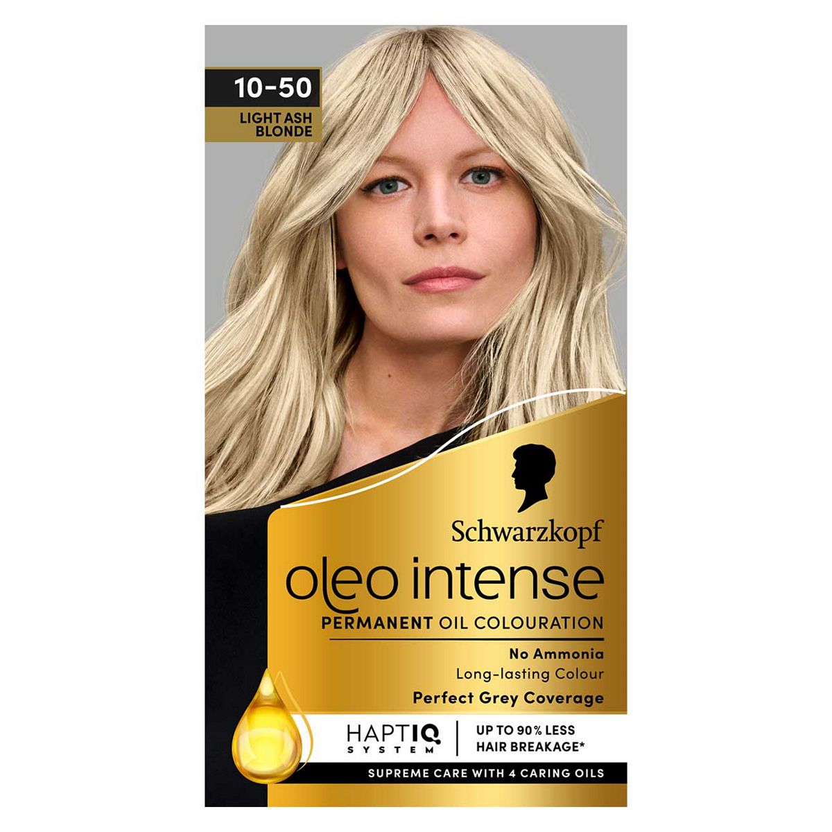 Schwarzkopf Oleo Intense Permanent Oil Colour 10-50 Light Ash Blonde Hair Dye GOODS Boots   