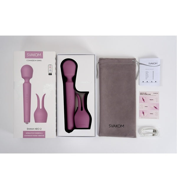 Svakom Emma Neo 2 heated wand vibrator (British brand)