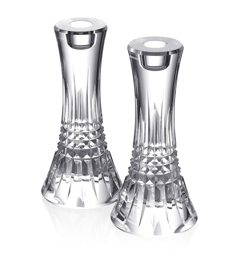 Waterford Lismore Diamond candlestick 17cm (British brand)