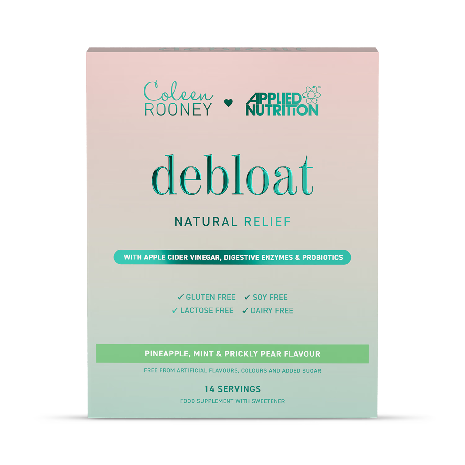 Applied Nutrition Debloat Sticks Ananas Minze 14 x 9,1 g - Britisches Produkt