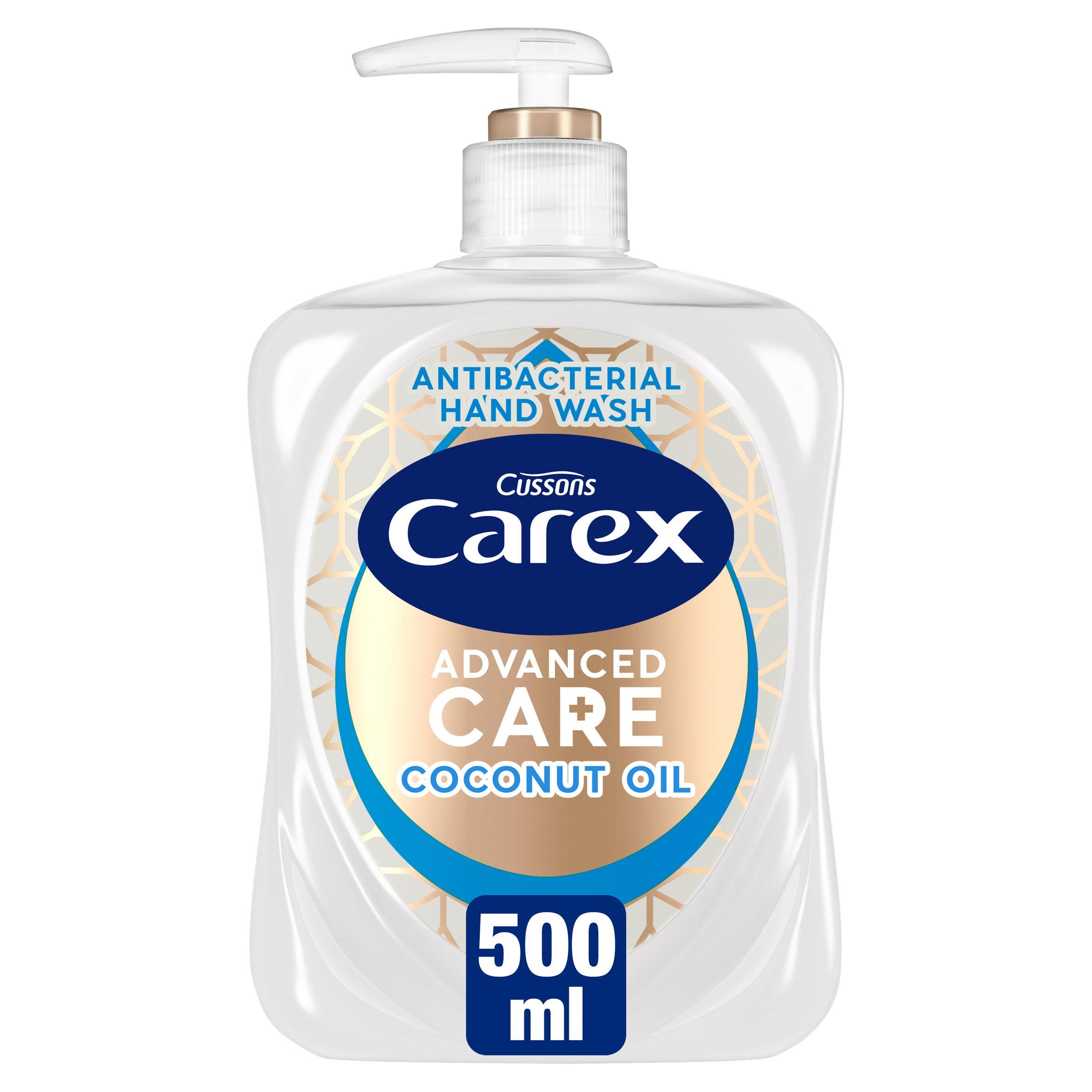 Carex Advanced Care Coconut Oil Antibacterial Hand Wash 500ml GOODS Sainsburys   