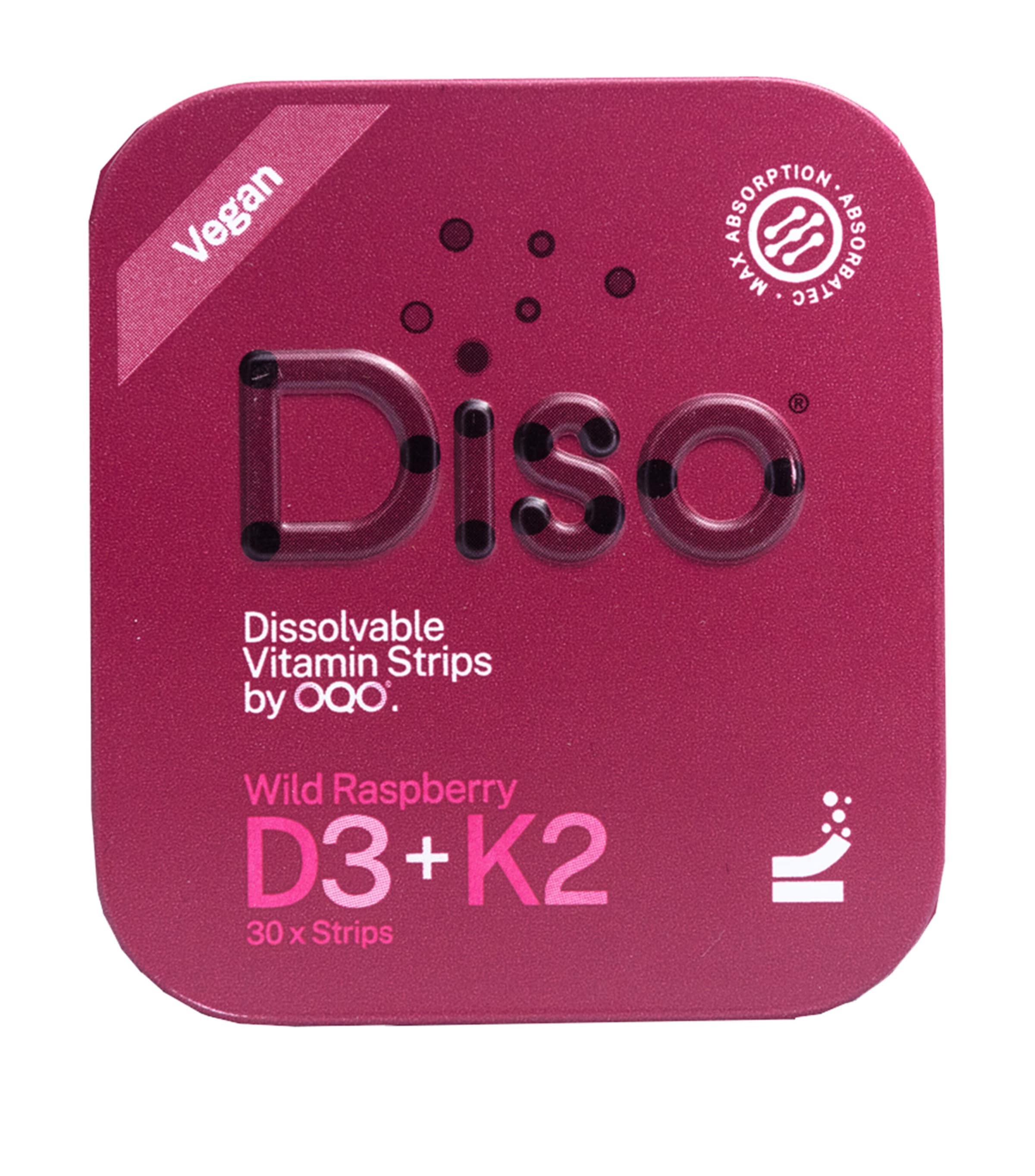 OQO Diso D3 + K2 vitamin strips 30 strips, imported from the UK