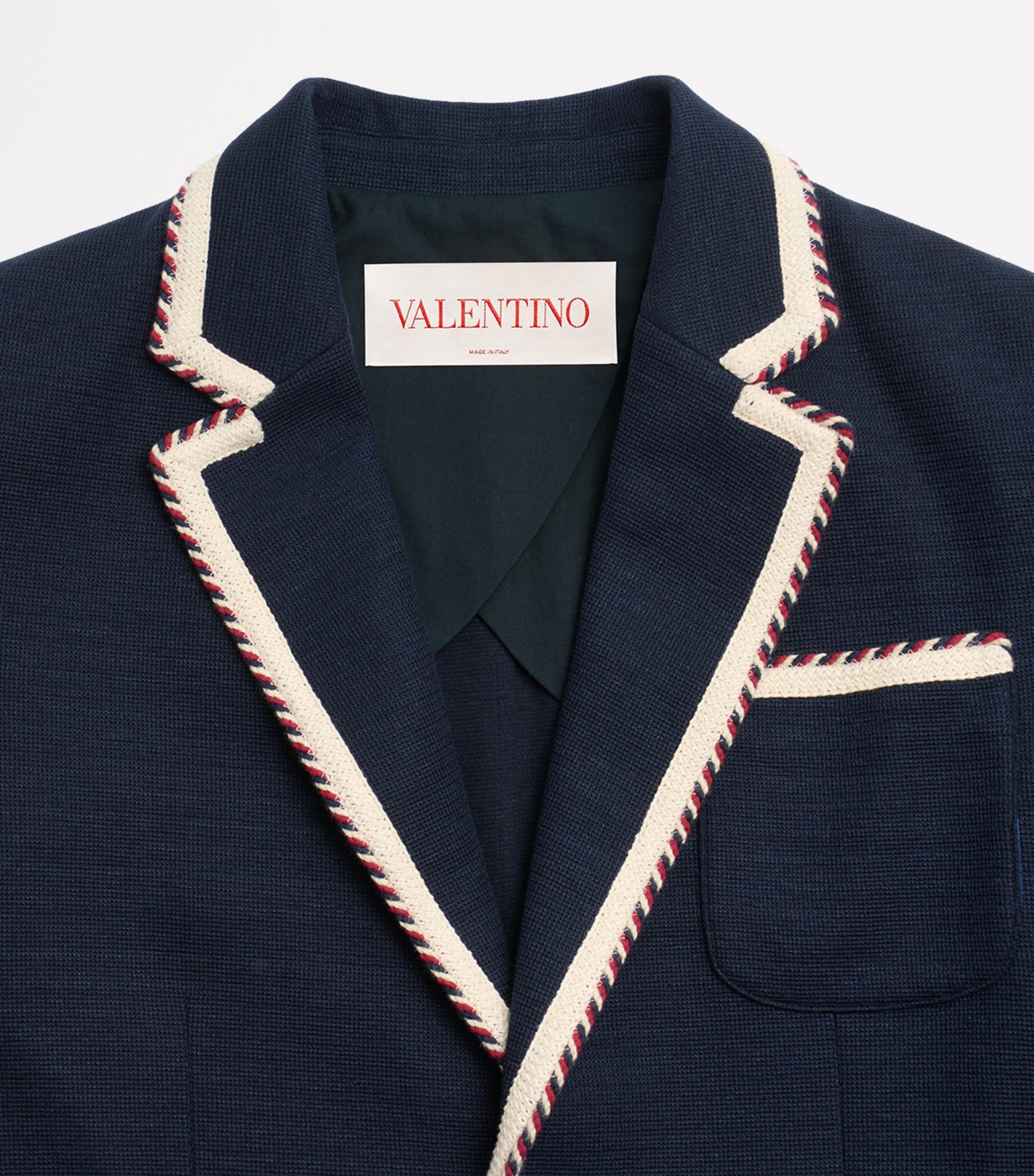 Valentino Garavani trim-detail blazer (British brand)