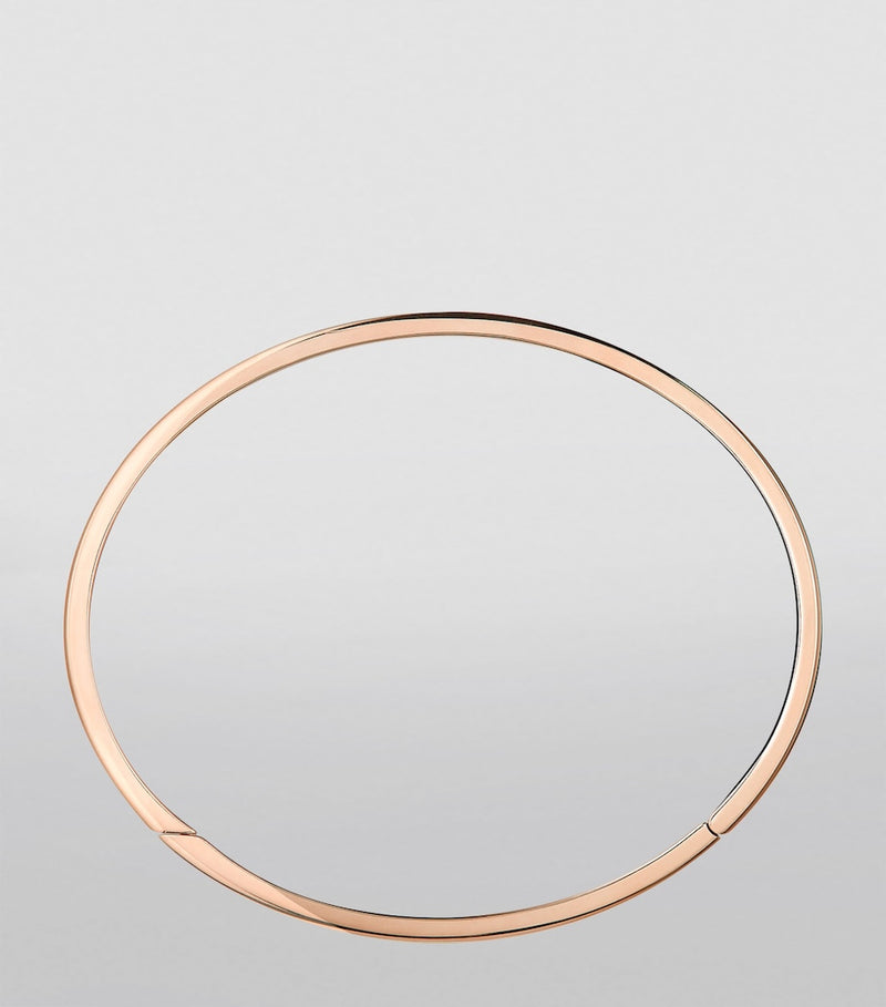 Boucheron Quatre Classique bangle yellow and rose gold - British product