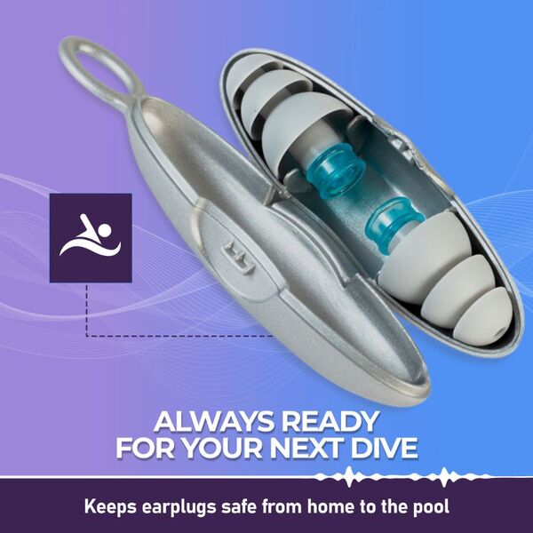 Pluggerz Enjoy Swim Earplugs 1 Pair, imported from the UK