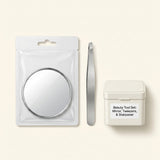 No7 Eye Accessories Bundle with tweezers mirror and sharpener (British brand)
