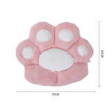 Livingandhome Reversible Plush Cat Paw Seat Cushion