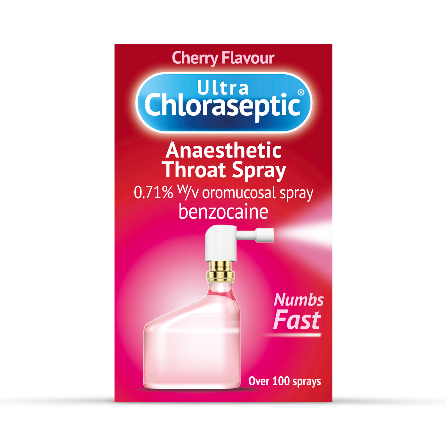 Chloraseptic cherry throat spray 15ml, imported from the UK