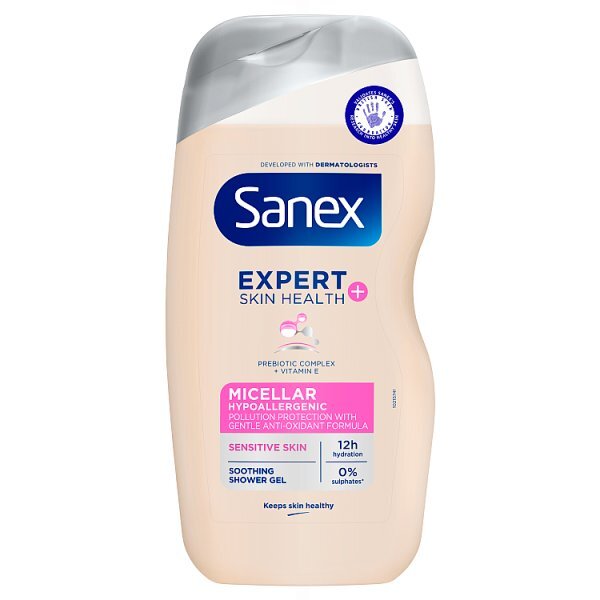 Sanex Expert+ Micellar Hypoallergenic Shower Gel 515ml GOODS Superdrug   