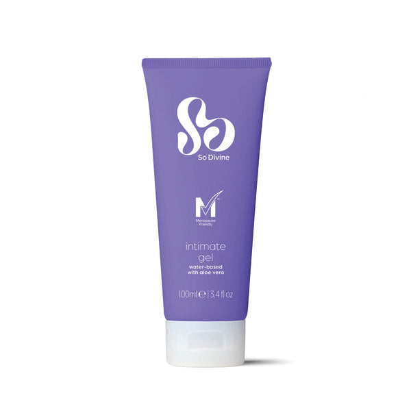 So Divine water-based lubricant gel with aloe vera 100ml, imported from the UK