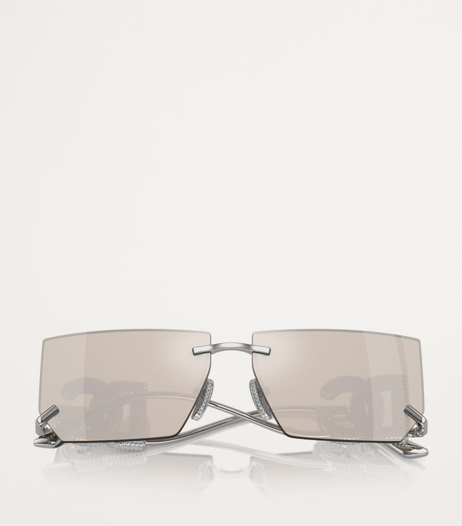Dolce&Gabbana mirrored sunglasses metal frame (British brand)